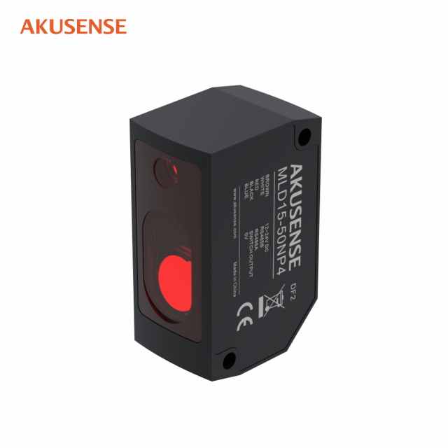 Industrial Laser Displacement Sensor - AKUSENSE MLD15 光学誘導レーザー変位センサー 三角測定 産業オートメーション 光学センサー