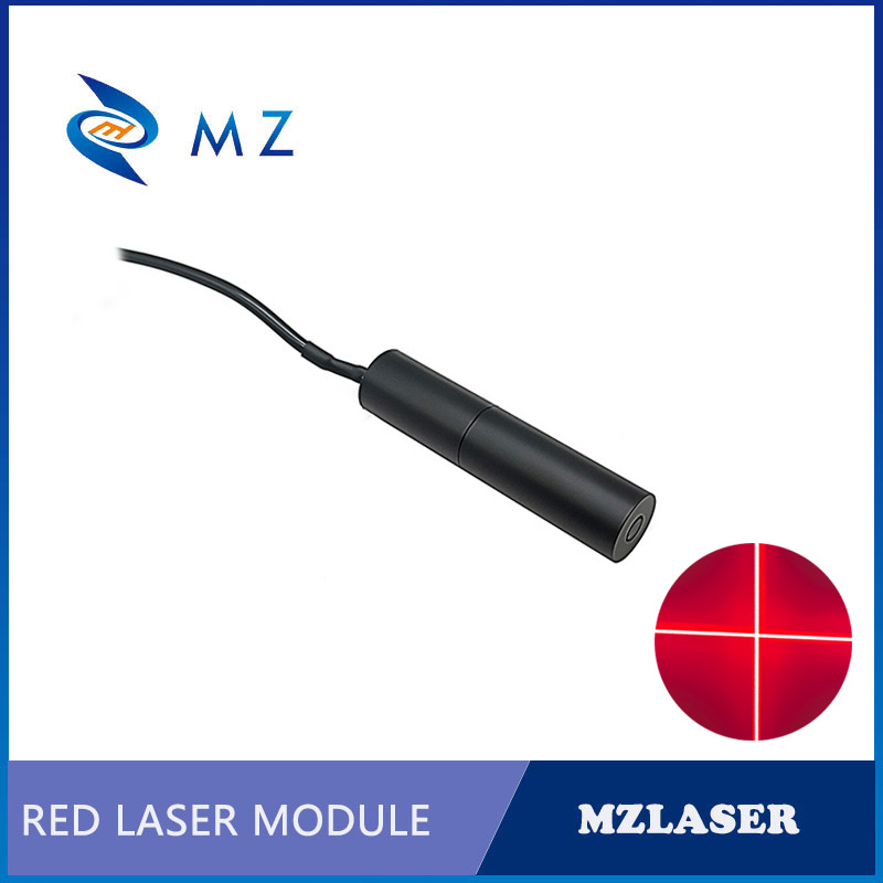 Industrial Laser Supply - 赤十字レーザーダイオードモジュール 650nm D16mm 工業用グレードコンパクト 5V アダプタ供給