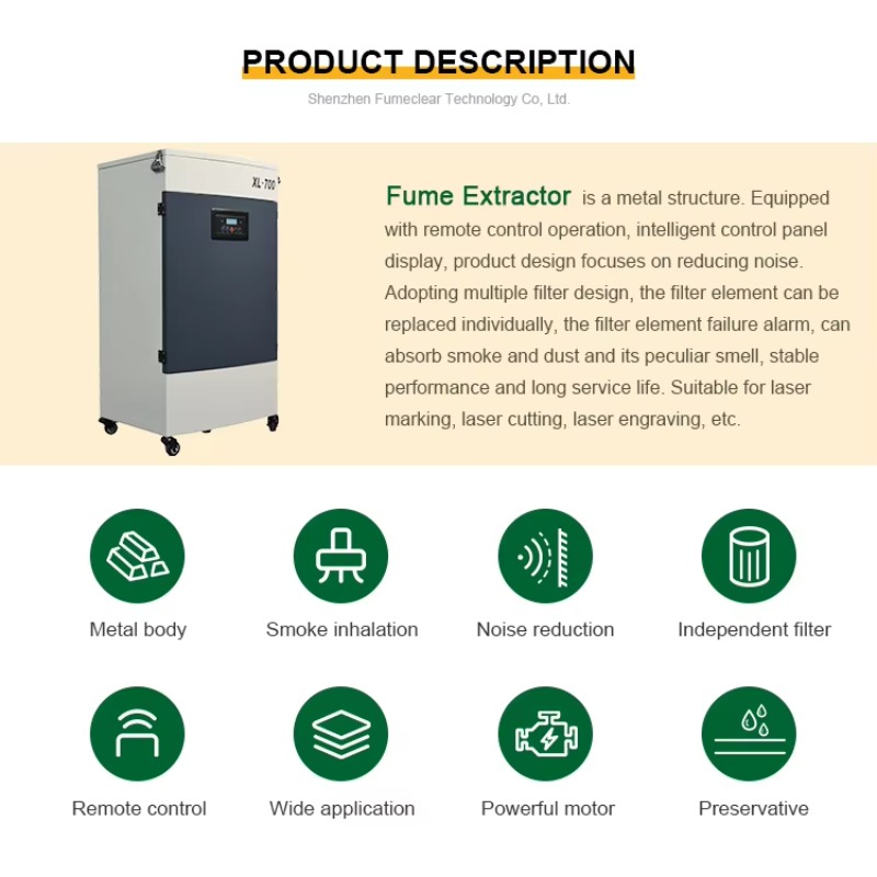 XL700 強力レーザー＆粉塵除去装置 Co2 VOCs 工 - Industrial Laser Supply のレビューと価格