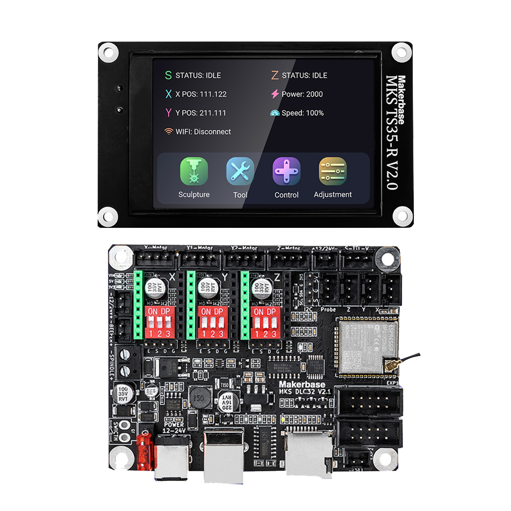 レーザー彫刻機マザーボード Makerbase MKS DL - Laser Controller Board のレビューと価格