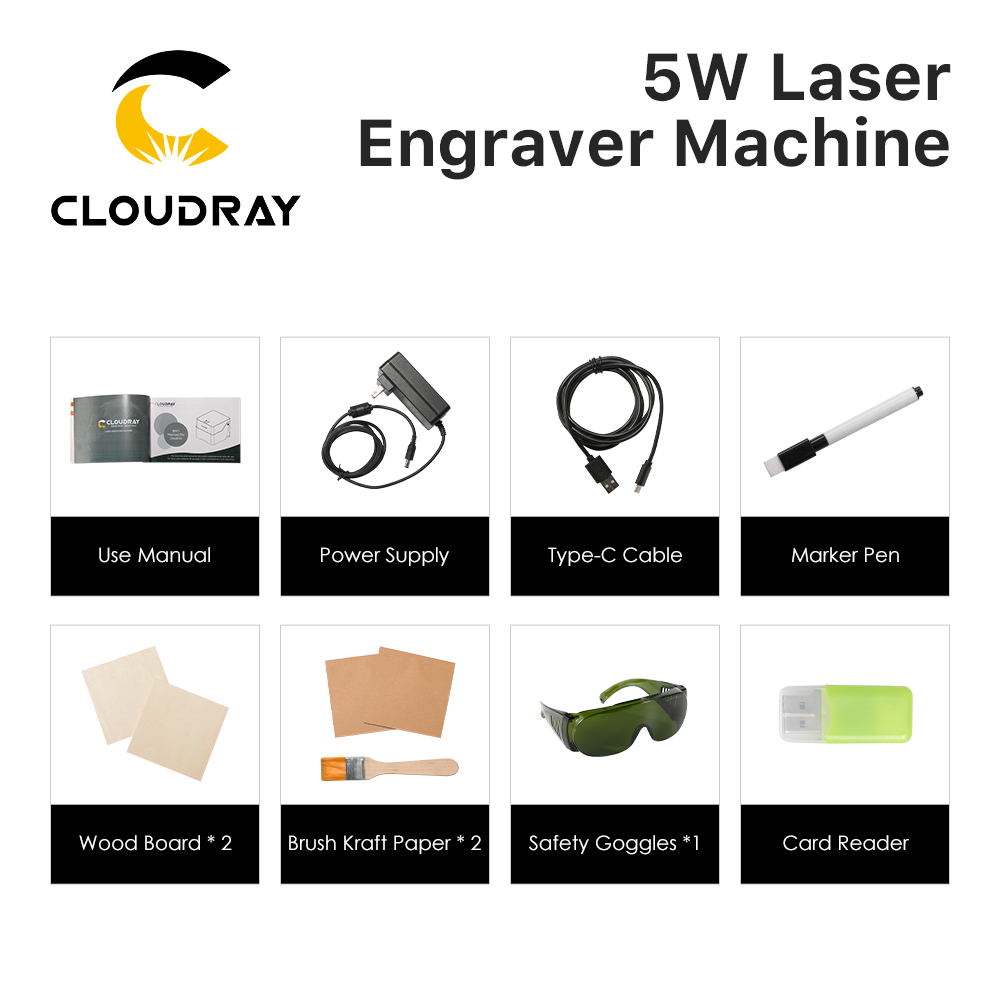 Cloudrayレーザー彫刻機BM1マークプリンターカッター - Industrial Laser Solutions のレビューと価格
