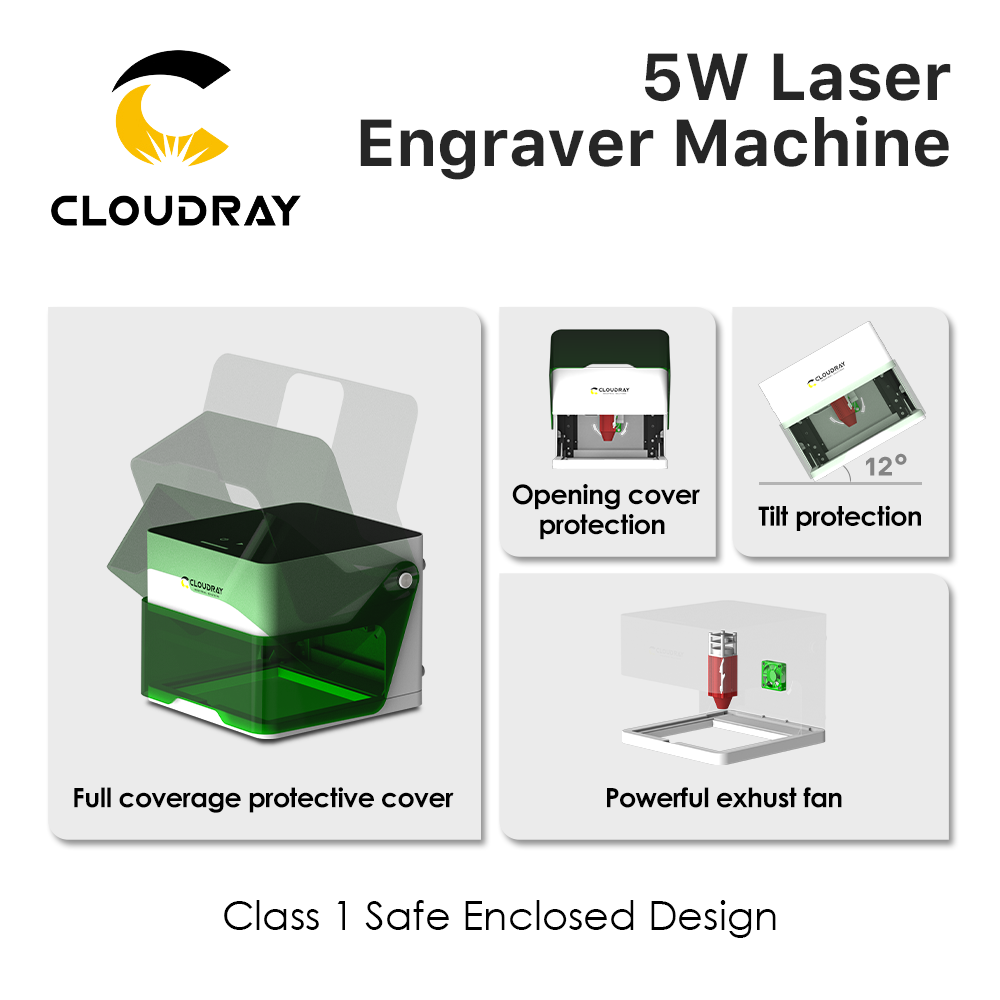 Cloudrayレーザー彫刻機BM1マークプリンターカッター - Industrial Laser Solutions のレビューと価格